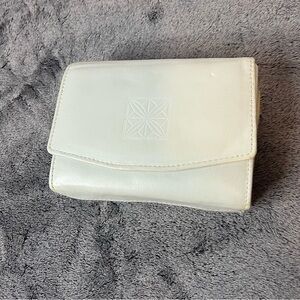 Koltov White Cowhide Wallet Purse Crossbody